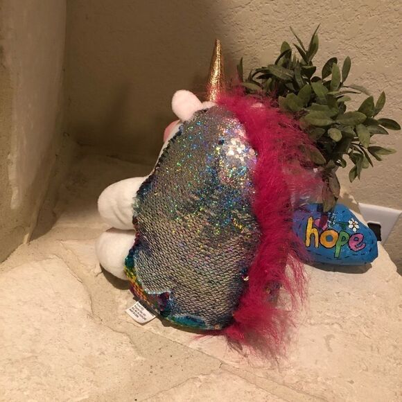 Creativity for Kids Sparkles The Unicorn weighted Plush Toy - Picture 2 of 8